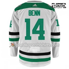 Dallas Stars JAMIE BENN 14 Adidas Wit Authentic Shirt - Kinderen